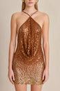 CULT GAIA ROSITA DRESS IN AFFOGATO OMBRE