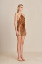 CULT GAIA ROSITA DRESS IN AFFOGATO OMBRE