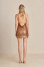 CULT GAIA ROSITA DRESS IN AFFOGATO OMBRE