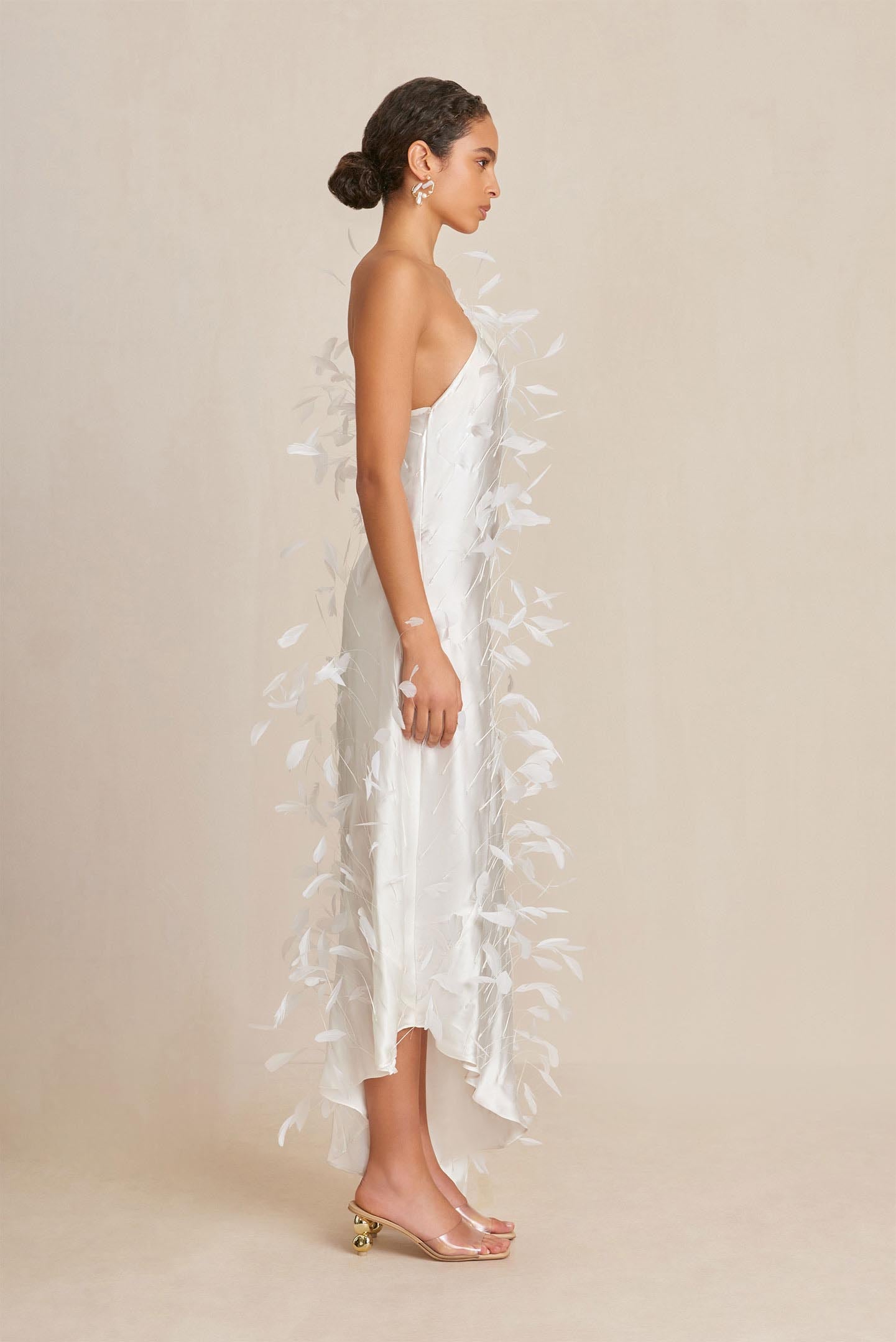 HALLE DRESS - OFF WHITE CULT GAIA HALLE DRESS - OFF WHITE CULT GAIA
