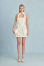 CULT GAIA ELA DRESS IN OFF WHITE