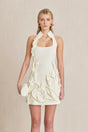 CULT GAIA ELA DRESS IN OFF WHITE