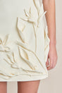 CULT GAIA ELA DRESS IN OFF WHITE