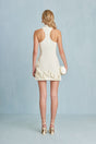 CULT GAIA ELA DRESS IN OFF WHITE