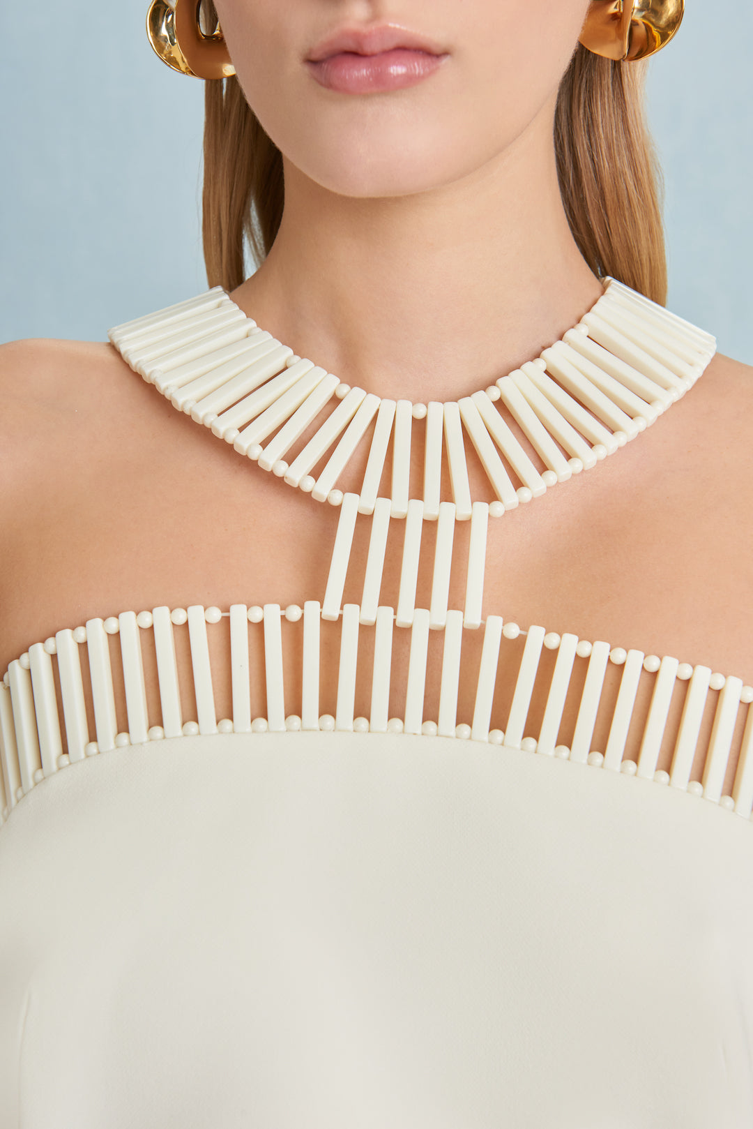 CULT GAIA SERAFINA DRESS IN OFF WHITE