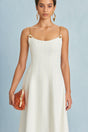 CULT GAIA KENDRA DRESS IN OFF WHITE