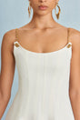 CULT GAIA KENDRA DRESS IN OFF WHITE