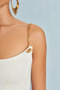 CULT GAIA KENDRA DRESS IN OFF WHITE