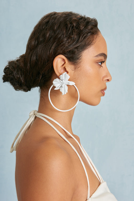 CULT GAIA CAMILLE EARRING IN WHITE