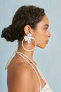 CULT GAIA CAMILLE EARRING IN WHITE