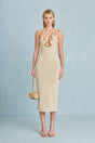 CULT GAIA VALMA KNIT DRESS IN BEACH