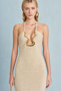 CULT GAIA VALMA KNIT DRESS IN BEACH