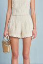 CULT GAIA OLGA SHORT IN OFF WHITE MULTI