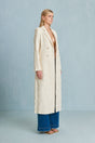 CULT GAIA DILAN COAT IN OFF WHITE MULTI