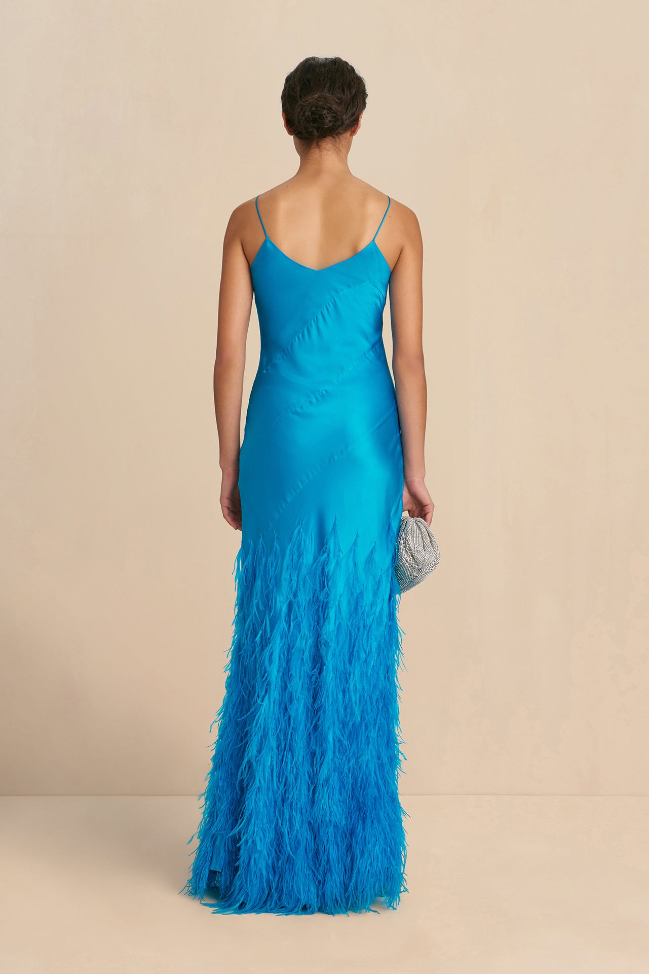 HANSAL GOWN - LAKE BLUE