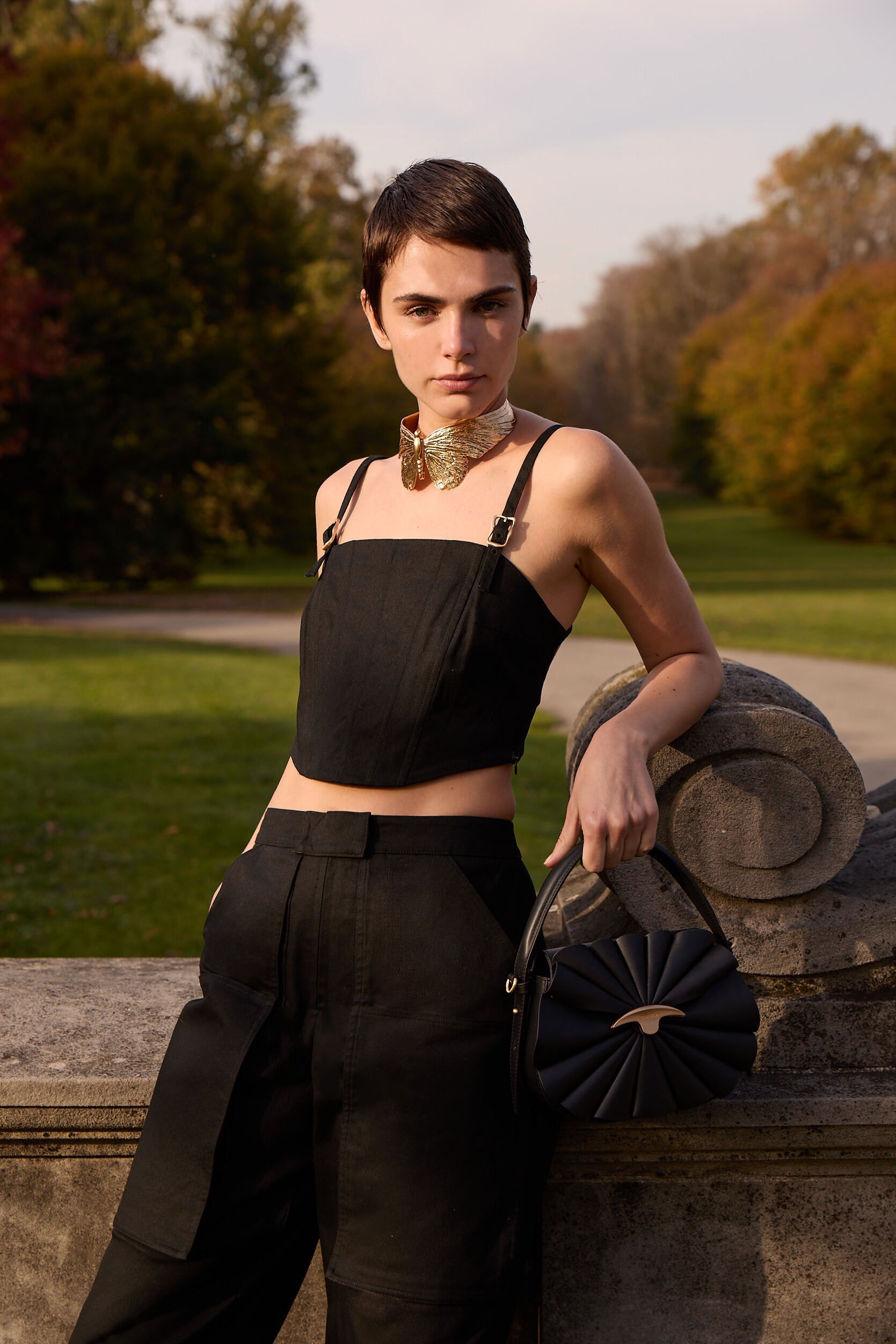 LOREN TOP - BLACK