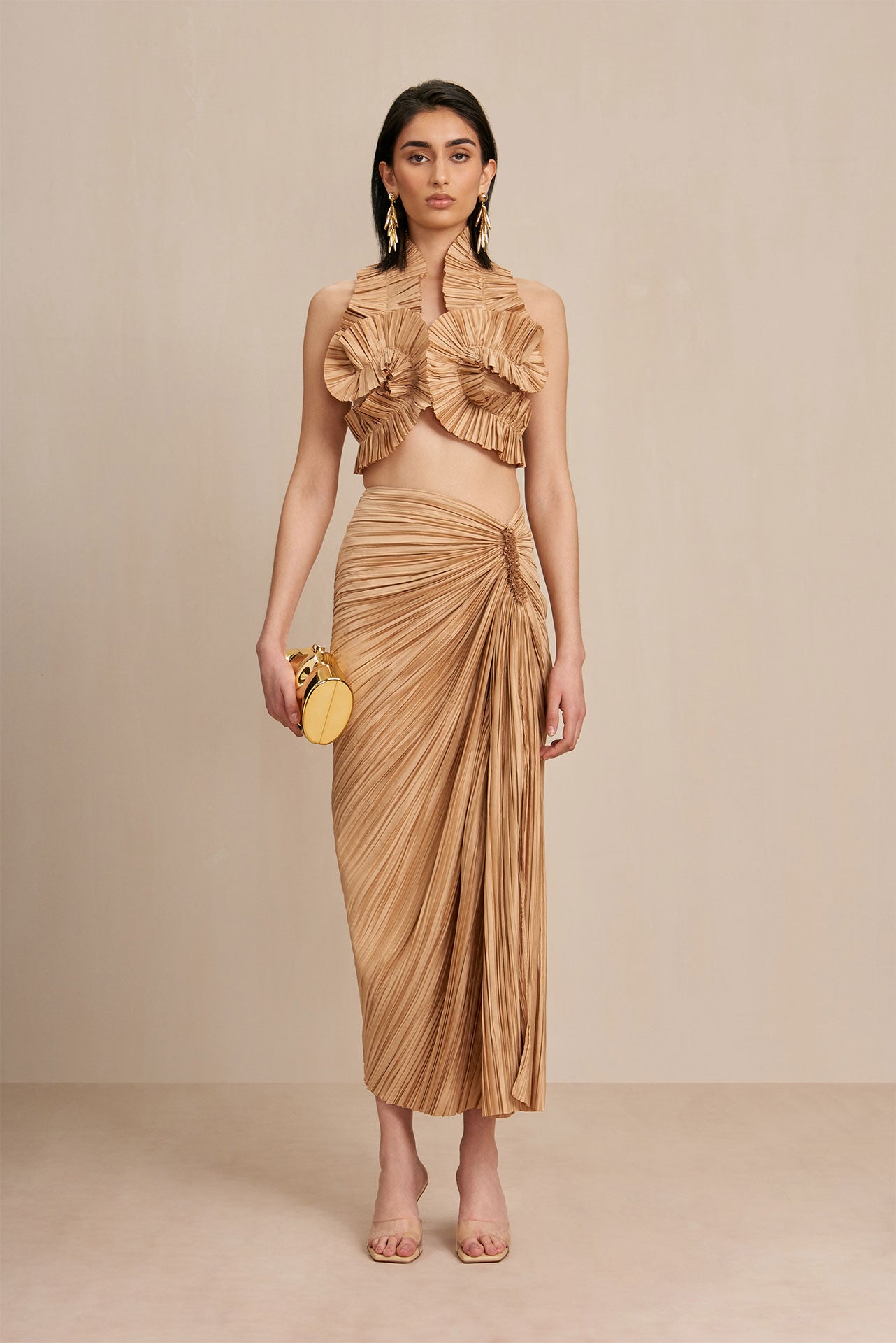 ADILIA TOP - LIGHT CAMEL