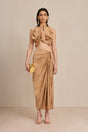 ADILIA TOP - LIGHT CAMEL