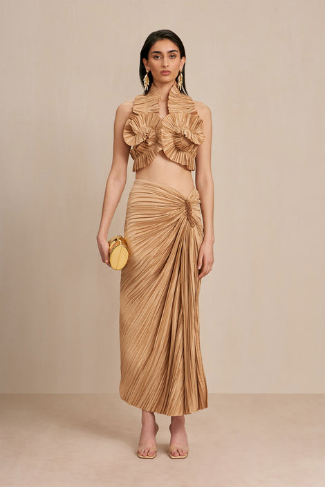 ADILIA TOP - LIGHT CAMEL