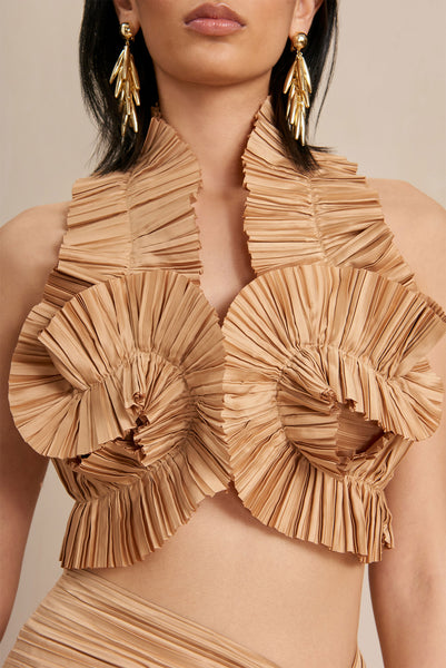 ADILIA TOP - LIGHT CAMEL – CULT GAIA