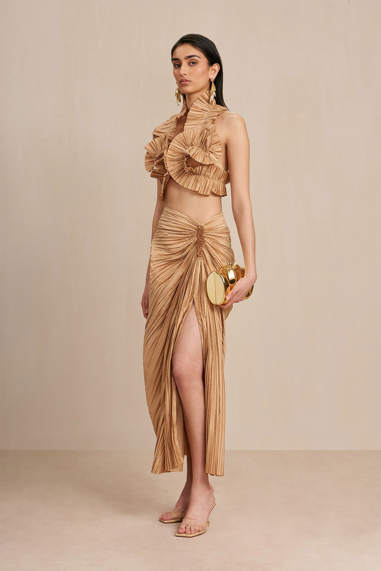 ADILIA TOP - LIGHT CAMEL