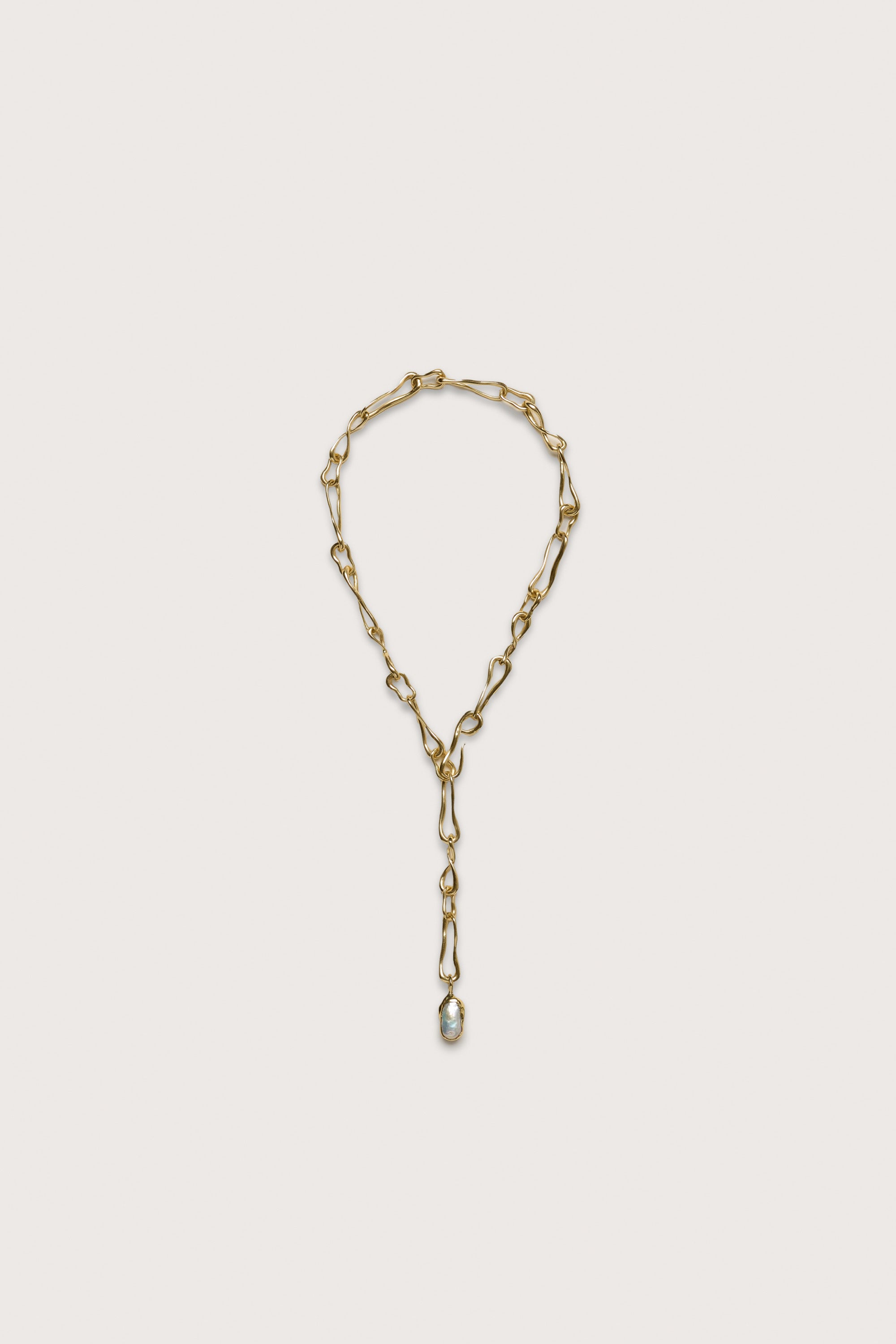 ASTRID CHOKER - SHINY BRASS