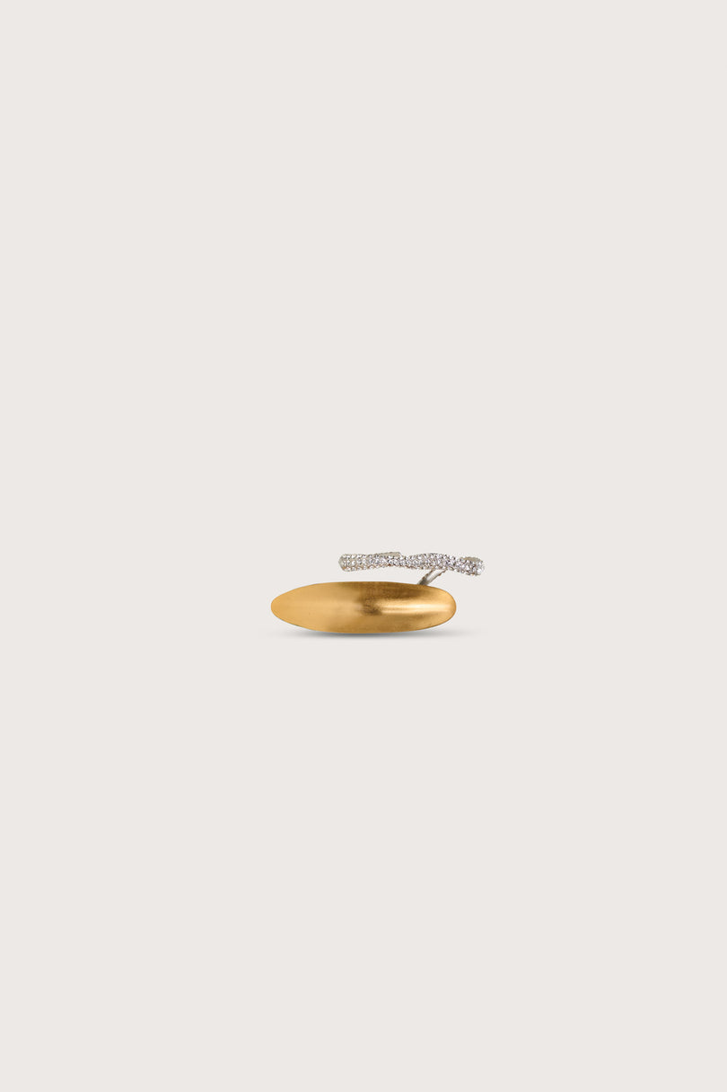 FIORE RING - BRUSHED BRASS