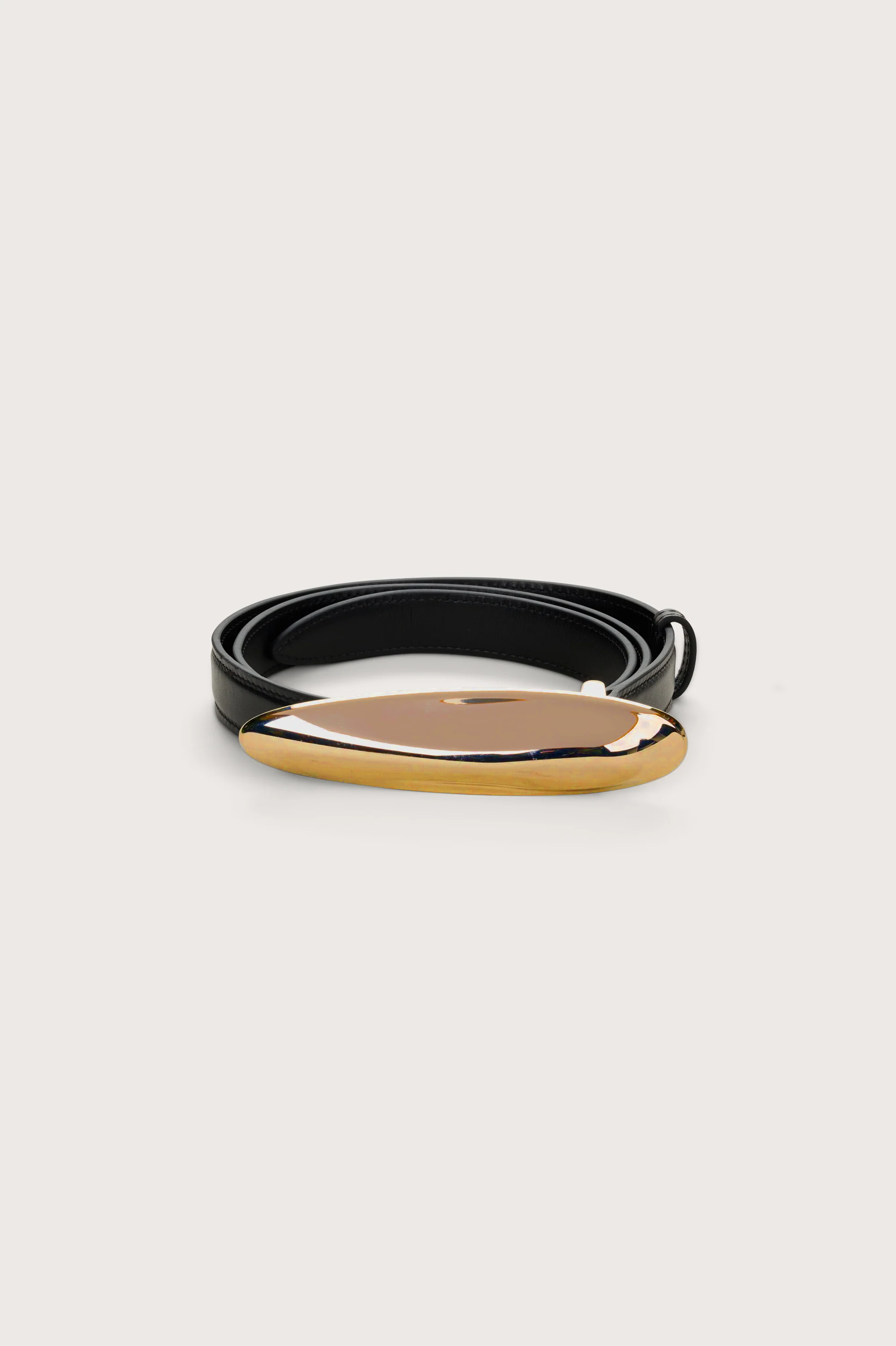 FIORE BELT - BLACK GOLD