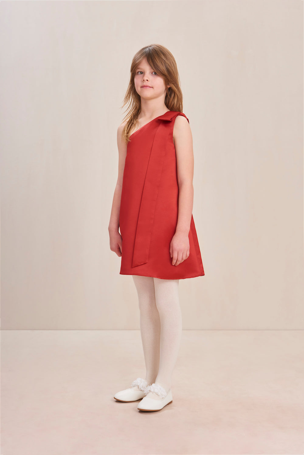 KIDS NATHALY DRESS - MERLOT