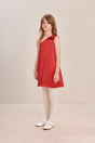 KIDS NATHALY DRESS - MERLOT