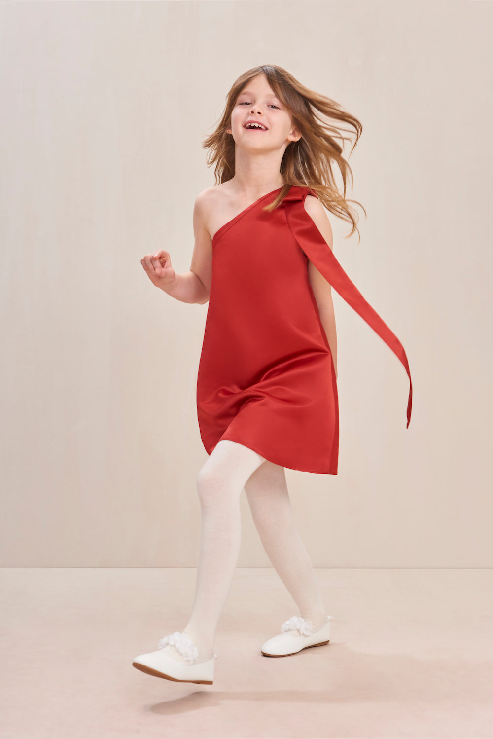 KIDS NATHALY DRESS - MERLOT