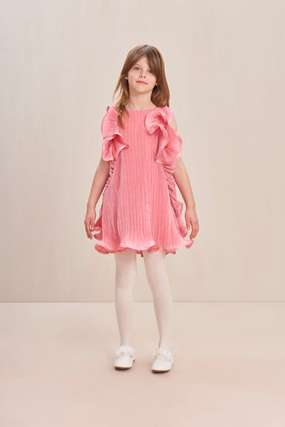 open lace back dress KIDS VIOLETTA DRESS