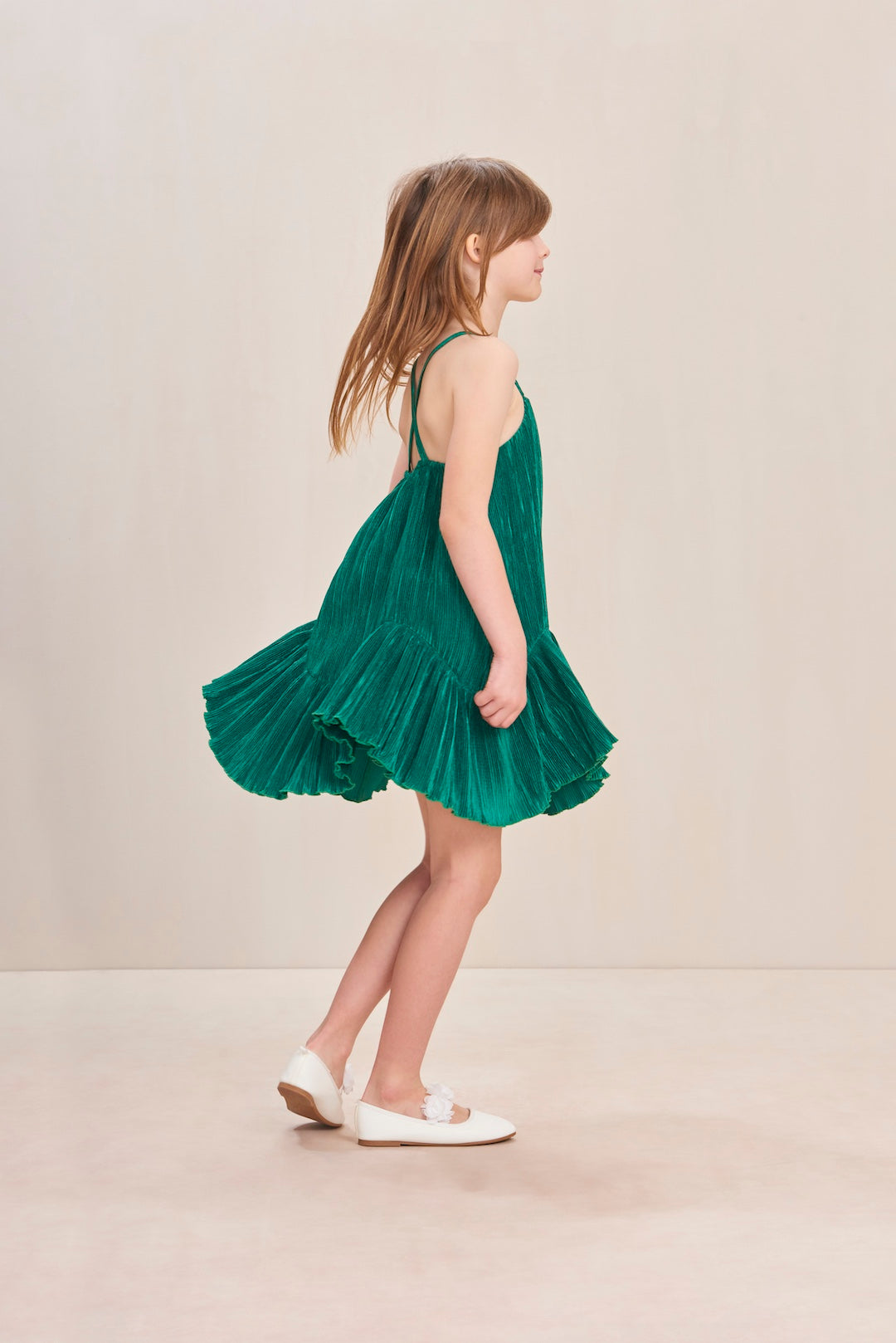 ÀINE KIDS DRESS - MALACHITE