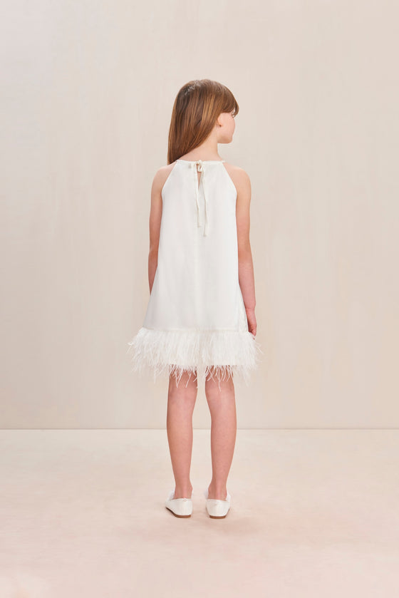 REEVES KIDS DRESS - OFF WHITE