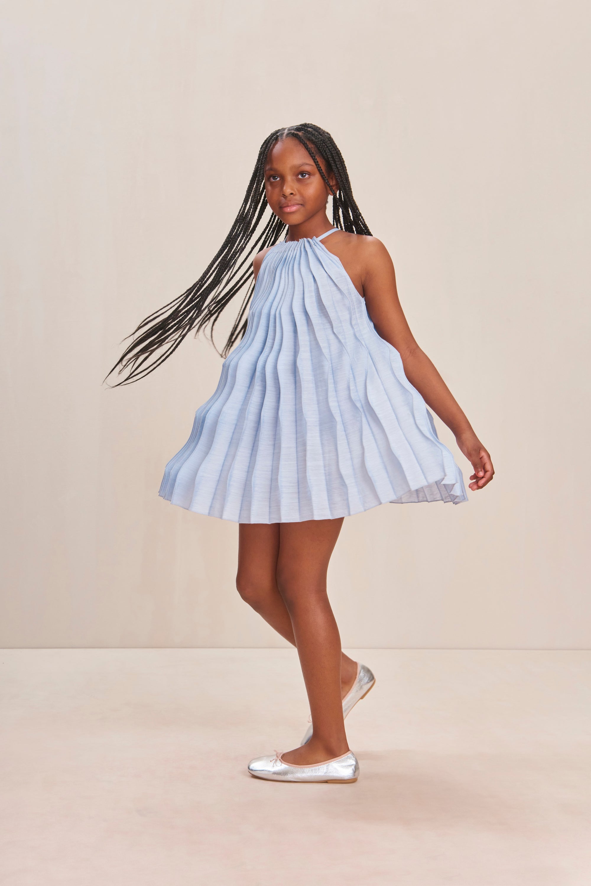 MARLA KIDS DRESS - MARINE