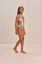 EVE KIDS ONE PIECE - VINTAGE STRIPE PRINT