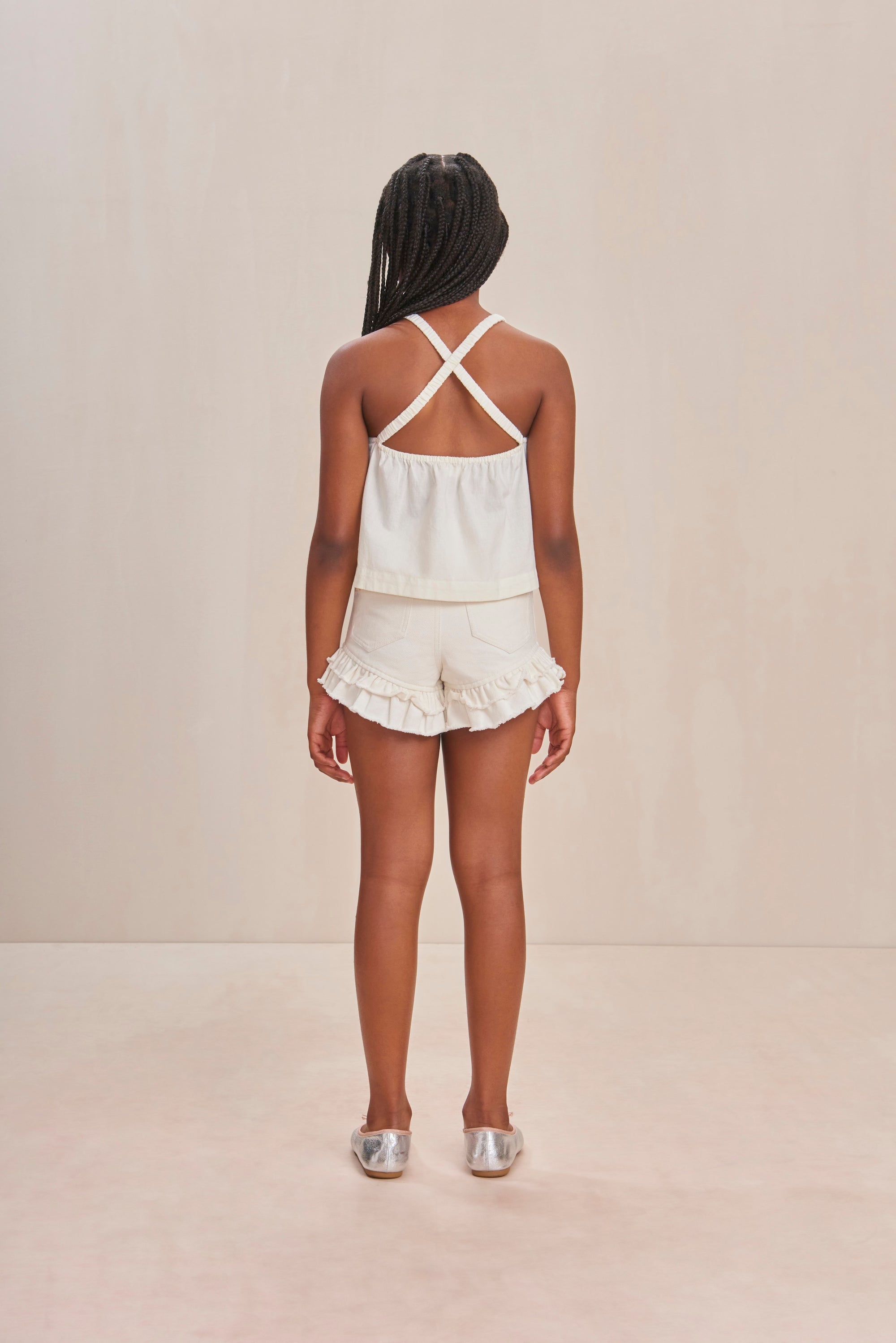 REMY KIDS SHORT - INDU ECRU