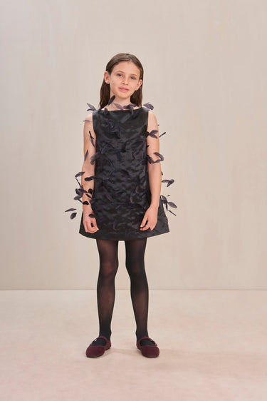 KIDS ANDÉE DRESS - BLACK | KIDS ANDÉE DRESS - BLACK | Secondary image