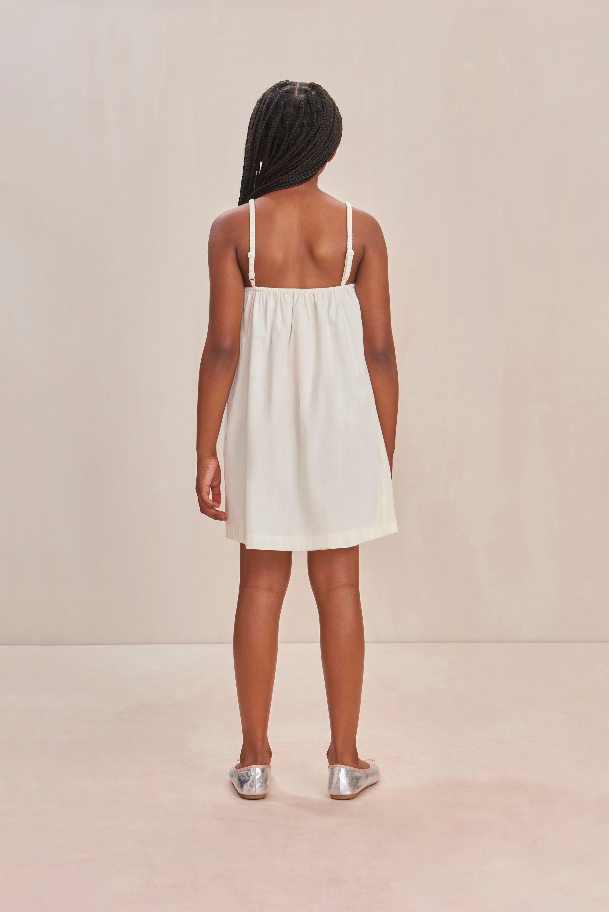 PARKER KIDS DRESS - INDU ECRU