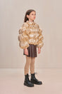 KIDS FRANNIE PUFFER - GOLD FOIL