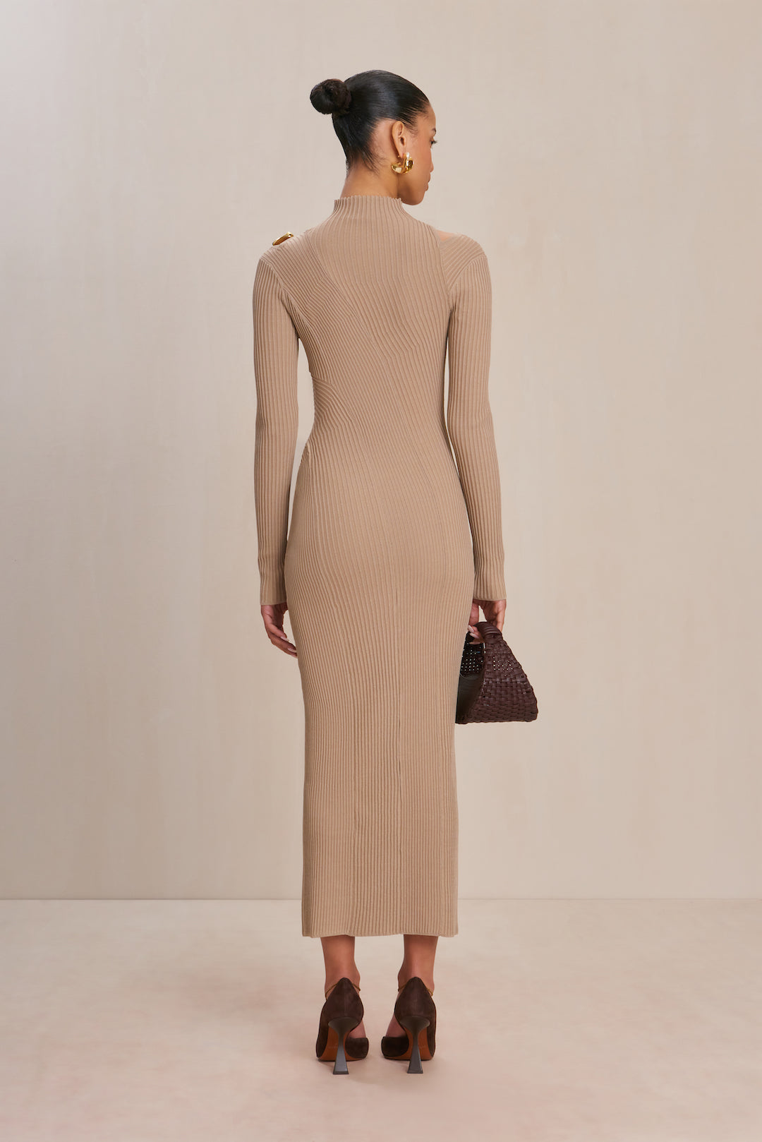 ALYSSA KNIT DRESS - FOG