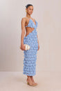 ROMANA CROCHET DRESS - MARINE