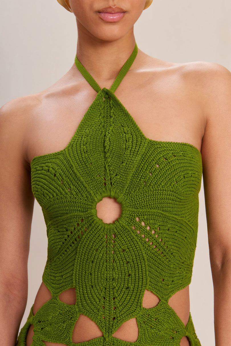 FLOREANA KNIT DRESS OLEA CULT GAIA