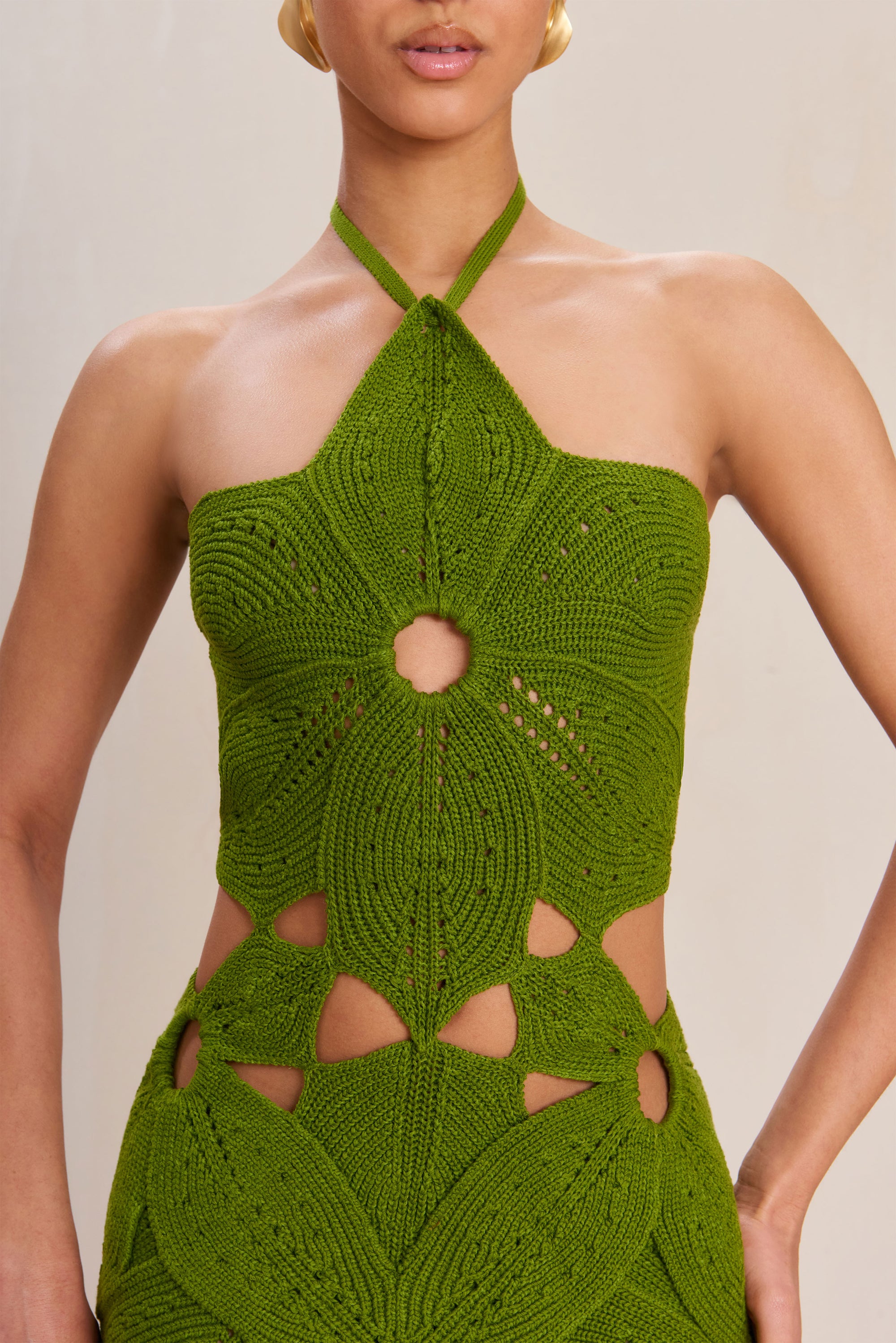 FLOREANA KNIT DRESS - OLEA CULT GAIA FLOREANA KNIT DRESS - OLEA CULT GAIA