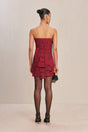 NURIT DRESS - MERLOT