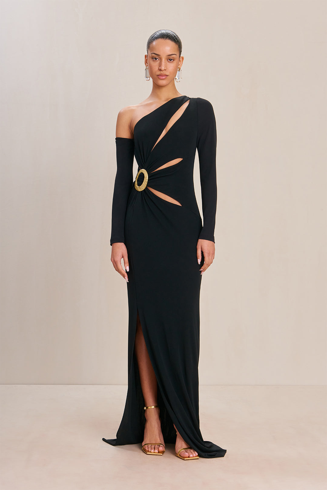 ZINNIE GOWN - BLACK