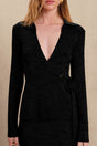 MARLEY KNIT CARDIGAN - BLACK