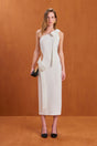 BLENDA KNIT DRESS - OFF WHITE