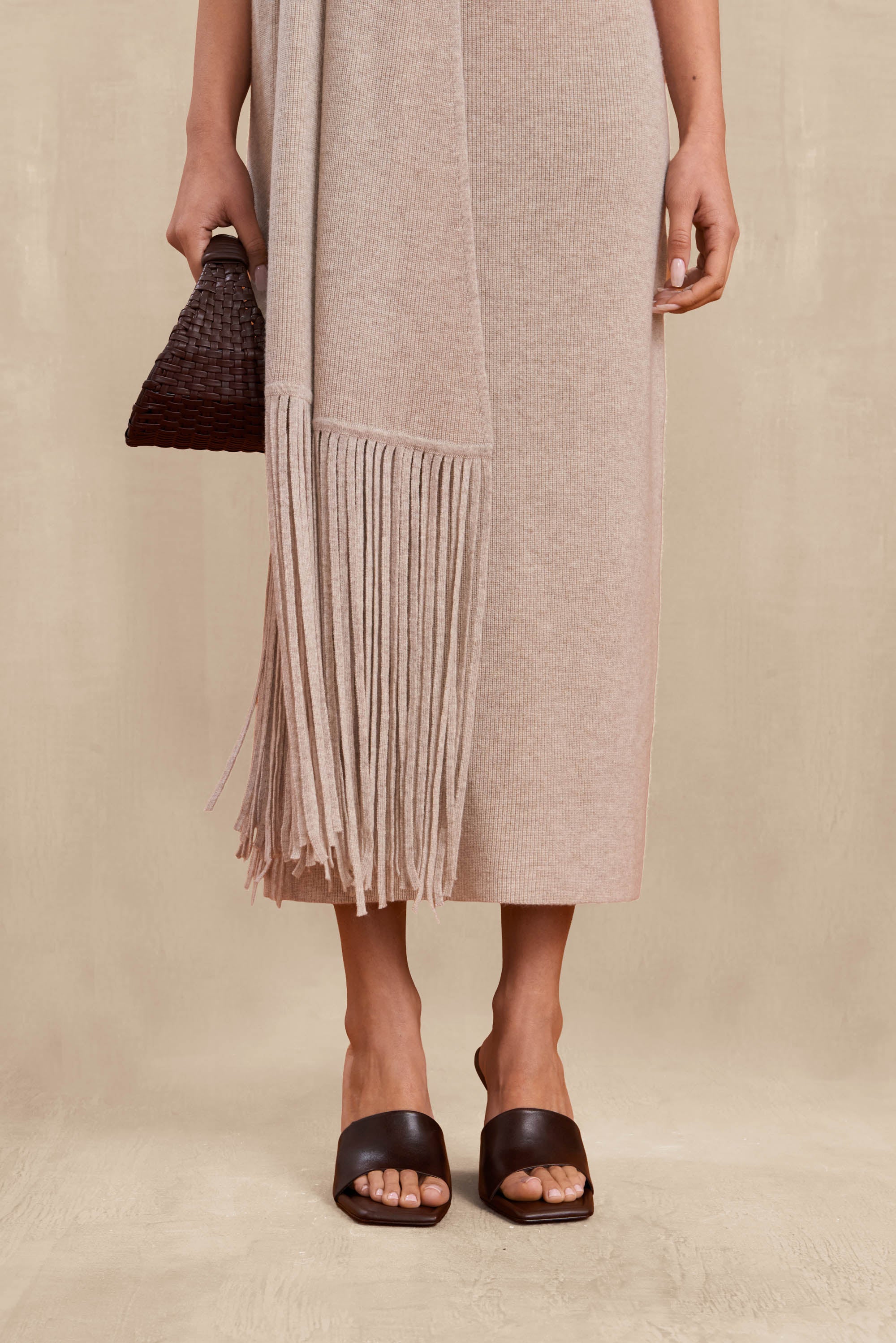 JORDEN KNIT DRESS - MILLET