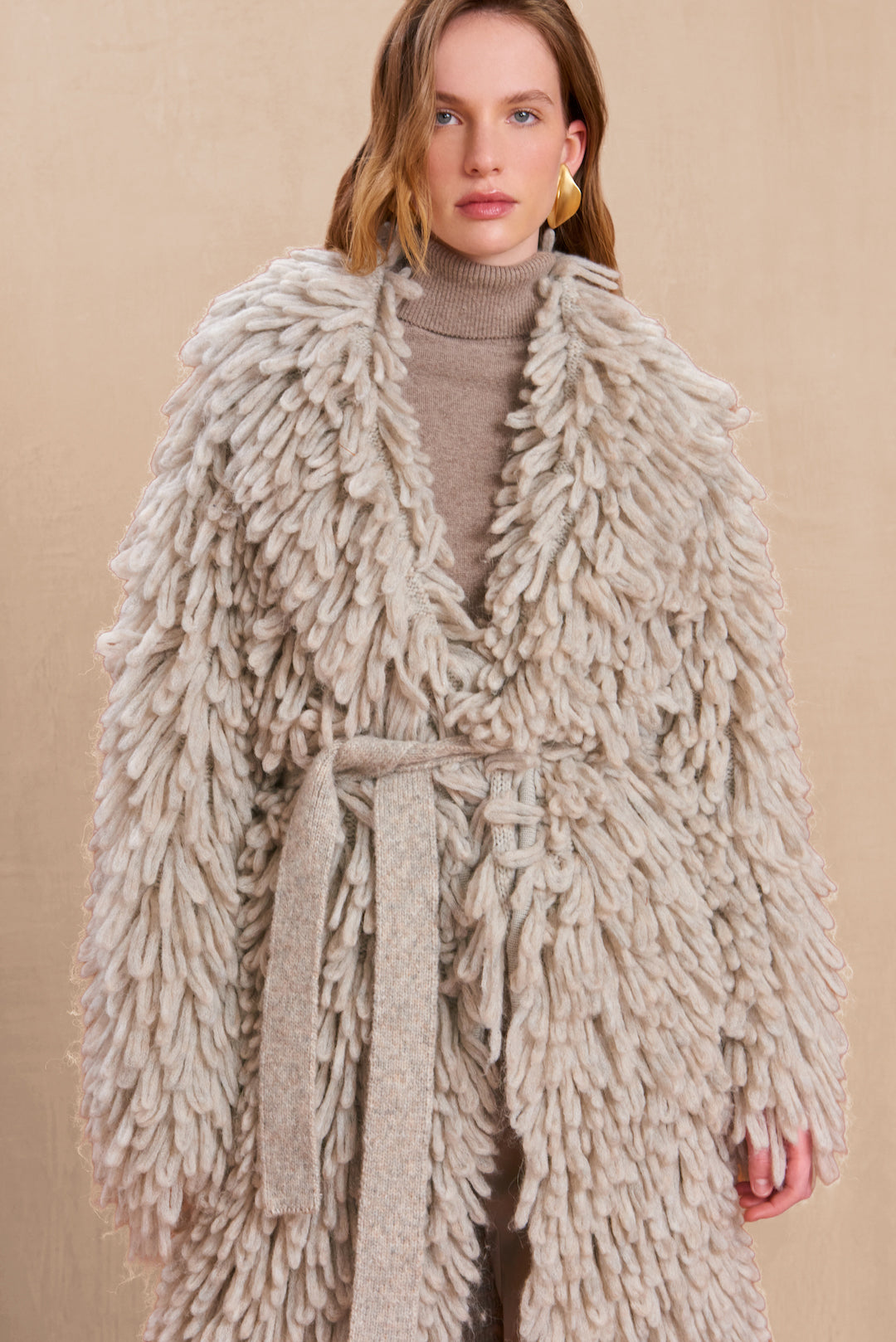 ZENDAYA KNIT CARDIGAN - FOG